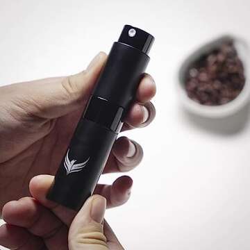 KNODOS Coffee Bean Dosing Cup and RDT Spray Bottle Gift Set Coffee Bar Accessories Ceramic Dosing Vessel Single Dose Measuring Tray Kit