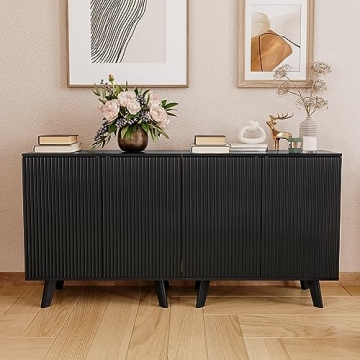 Wirrytor Modern Sideboard Buffet Console Table for Storage