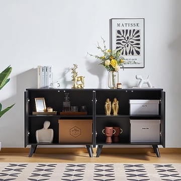 Wirrytor Modern Sideboard Buffet Console Table for Storage