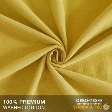 Jellymoni Pillowcases Soft Cotton Button Covers Set of 2 20x26