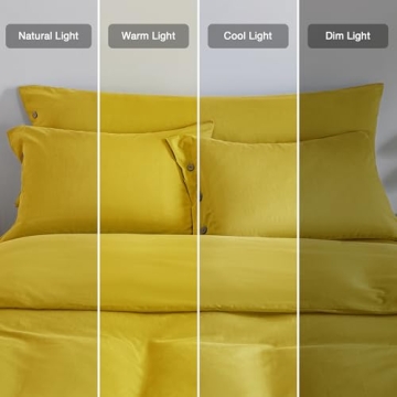 Jellymoni Pillowcases Soft Cotton Button Covers Set of 2 20x26