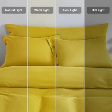 Jellymoni Pillowcases Soft Cotton Button Covers Set of 2 20x26