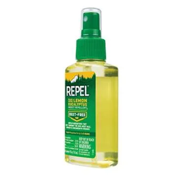 Repel Lemon Eucalyptus Insect Repellent 4 Ounces - DEET Free Protection