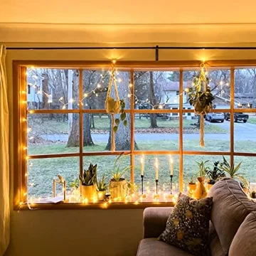 JMEXSUSS Connectable Warm White String Lights for Any Occasion
