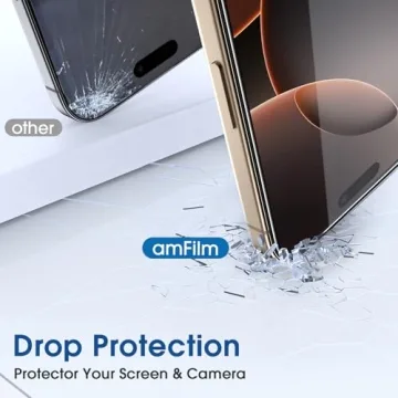amFilm Screen & Lens Protector for iPhone 16 Pro Max