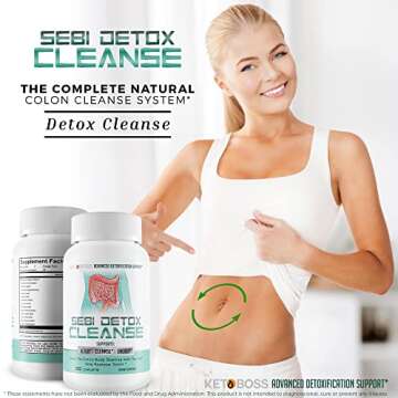 Sebi Detox Cleanse - Advanced Detoxification Support - Detox The Entire Body Starting with The Gut - Help Remove Toxins - Inspired by dr sebi Products - Natural Detox Cleanse - Keto Detox