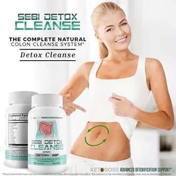 Sebi Detox Cleanse - Advanced Detoxification Support - Detox The Entire Body Starting with The Gut - Help Remove Toxins - Inspired by dr sebi Products - Natural Detox Cleanse - Keto Detox