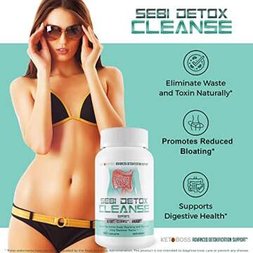 Sebi Detox Cleanse - Advanced Detoxification Support - Detox The Entire Body Starting with The Gut - Help Remove Toxins - Inspired by dr sebi Products - Natural Detox Cleanse - Keto Detox