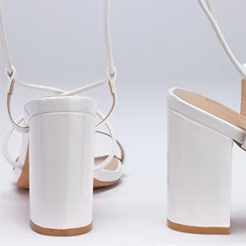 Stylish Elisabet Tang Women's Strappy Chunky Heel Sandals