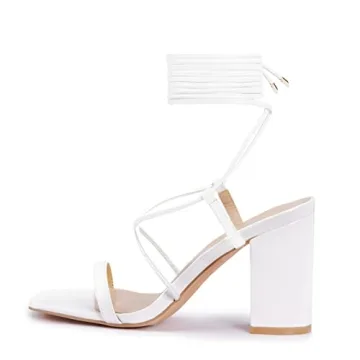 Stylish Elisabet Tang Women's Strappy Chunky Heel Sandals