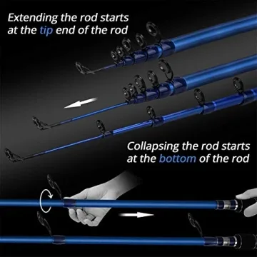KastKing Compass Telescopic Fishing Rod - Lightweight & Durable