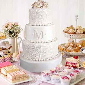 Ocmoiy 6 Pack Fondant Texture Sheets Floral Cake Impression Mats Rose Vine Lace Fondant Embossing Molds for Cookie, Chocolate, Gum Paste, Wedding Cake