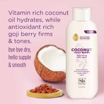 Soapbox Coconut & Goji Berry Body Wash - 3 Pack