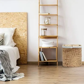 Elegant Handwoven Two-Compartment Laundry Hamper