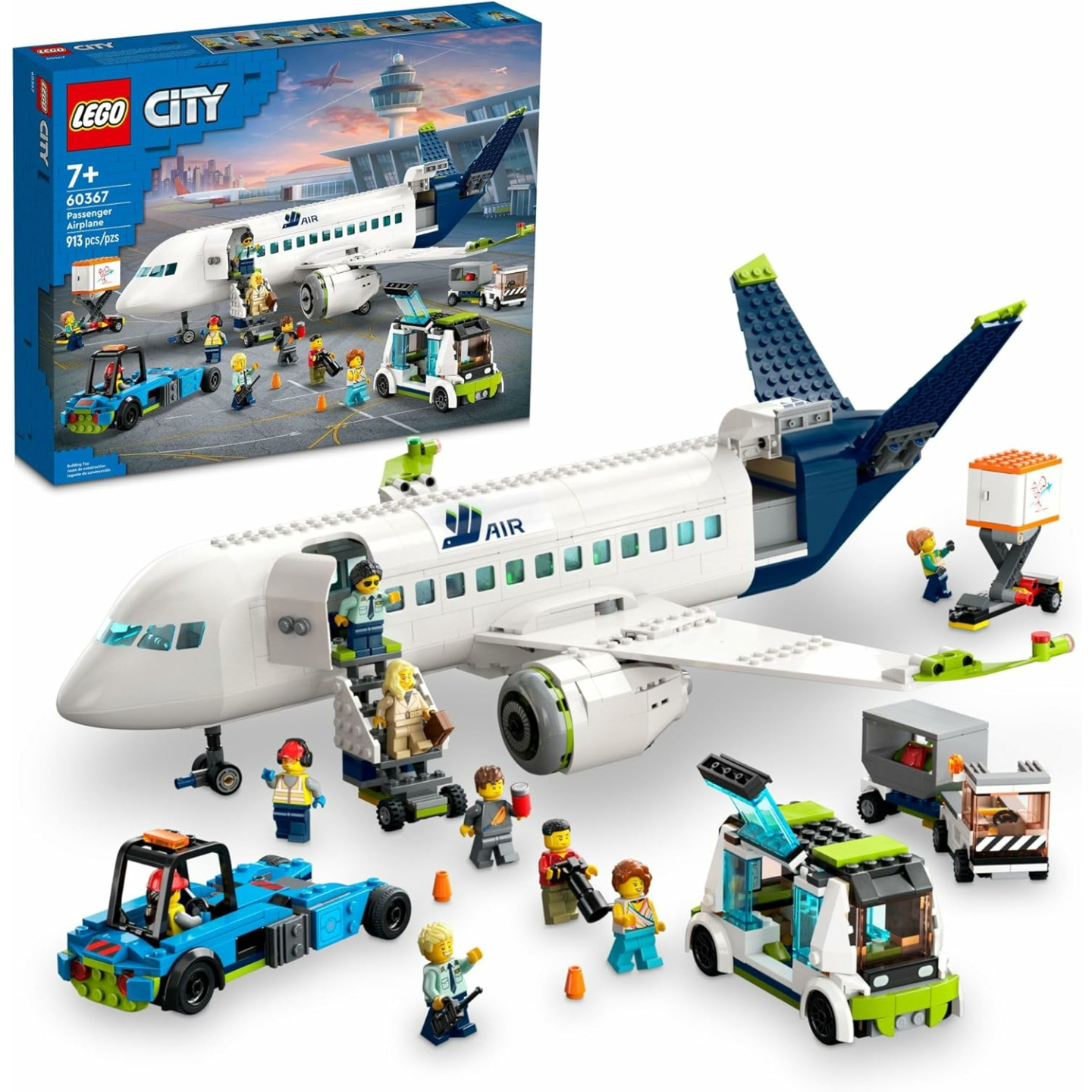 LEGO City Passenger Airplane Set for Kids Ages 6+
