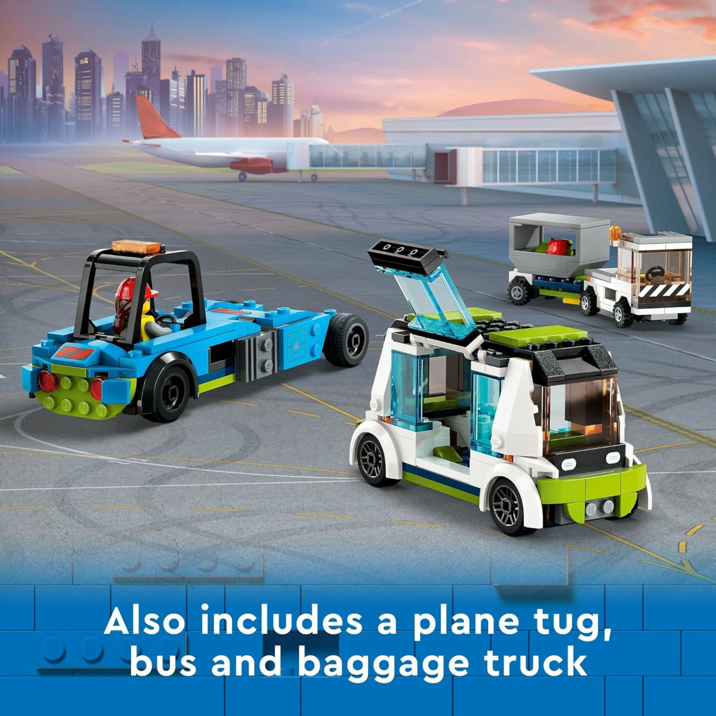 LEGO City Passenger Airplane Set for Kids Ages 6+