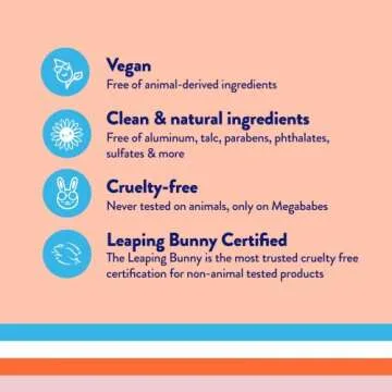 Megababe Beachy Pits Deodorant, Fresh Scent, 2.6oz