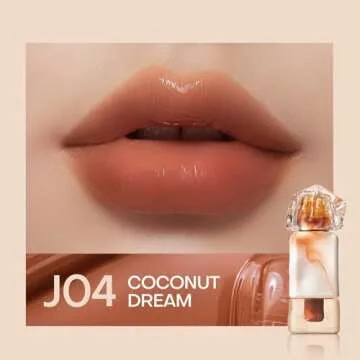 Mistine Makeup Lip Gloss Lip Plumber Non-sticky Tinted Lip Gloss Infused with 1% Peptide Moisturizin...