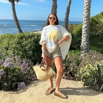 AMINUGAL Raffia Ballet Flats Shoes for Women Mesh Mary Jane Flats Bows Round Toe Ballerina Flats Espadrilles Fishnet Flats Shoes Women Dressy Comfortable Retro Casual Stretch Band Shoes Size 7.5