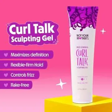 Frizz Control Hair Gel & Cream for Curly Hair - 2-Pack