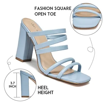 Stylish ALLOT Womens Heeled Sandals - Comfy & Fashionable