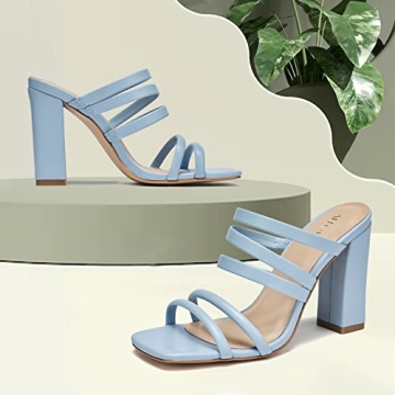 Stylish ALLOT Womens Heeled Sandals - Comfy & Fashionable