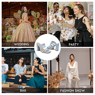 Stylish ALLOT Womens Heeled Sandals - Comfy & Fashionable