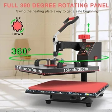 OIIEE 5-in-1 Heat Press - Versatile Heat Transfer Machine