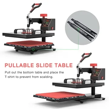OIIEE 5-in-1 Heat Press - Versatile Heat Transfer Machine