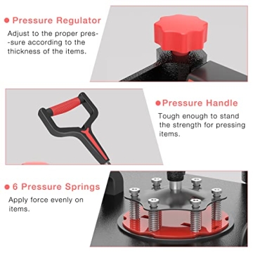 OIIEE 5-in-1 Heat Press - Versatile Heat Transfer Machine