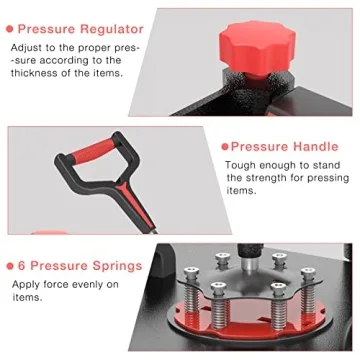 OIIEE 5-in-1 Heat Press - Versatile Heat Transfer Machine