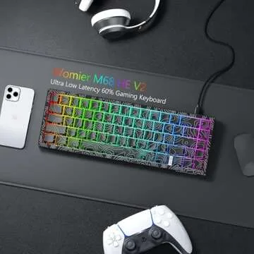 Womier M68 HE V2 60% Hall Effect Gaming Keyboard