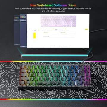 Womier M68 HE V2 60% Hall Effect Gaming Keyboard