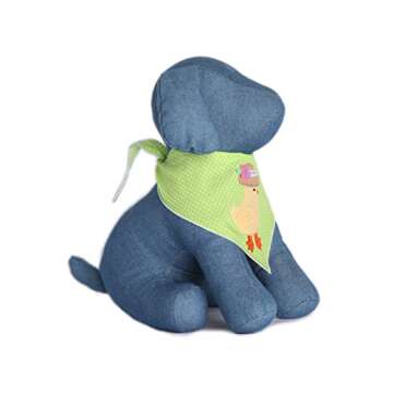 Easter Dog Bandanas with Chick Design | Durable Cotton for Medium to Large Dogs