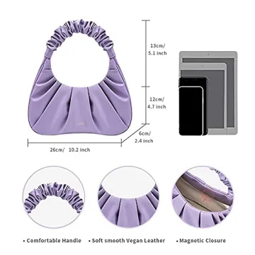 JW PEI Gabbi Ruched Hobo Handbag - Stylish and Eco-Friendly