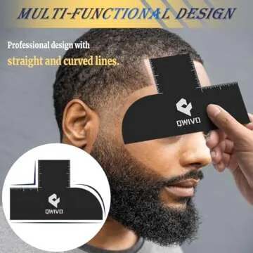 Qwivo Color Enhancement Barber Card - Reusable Hairline Maker Tool