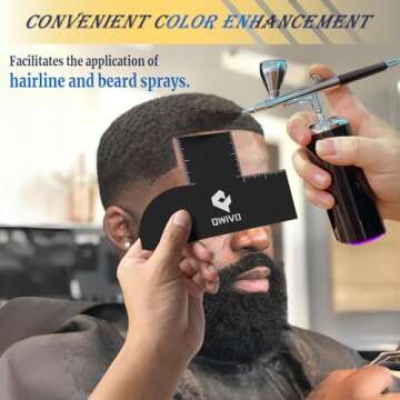 Qwivo Barber Card for Precise Hairline Enhancements