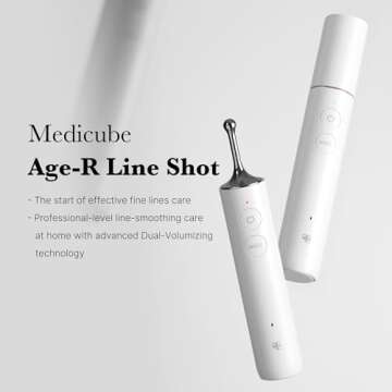 Medicube Age-R Line Shot - A Start Of Effective Fine Lines Care Device for Smoothing Wrinkles Around...