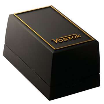 Vostok Amphibian Automatic Military Wristwatch - Black Red