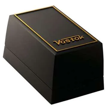 Vostok Amphibian Automatic Military Wristwatch - Black Red