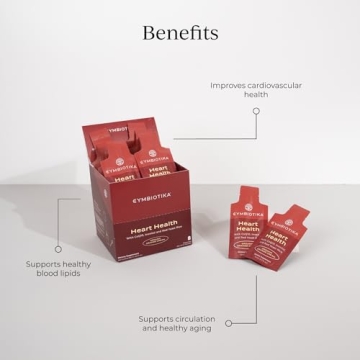 Cymbiotika Heart Health Supplement with CoQ10 & Red Yeast Rice
