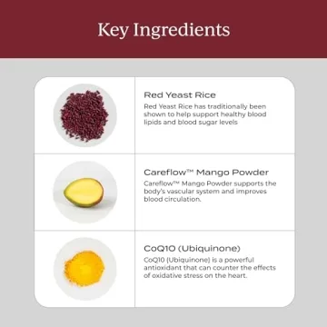 Cymbiotika Heart Health Supplement with CoQ10 & Red Yeast Rice