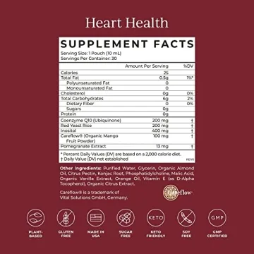 Cymbiotika Heart Health Supplement with CoQ10 & Red Yeast Rice