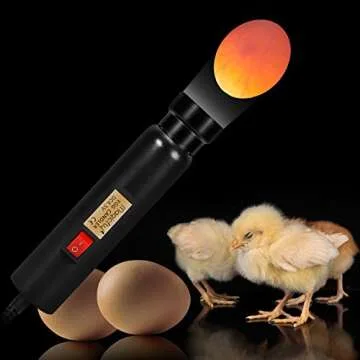 Magicfly Bright Cool LED Light Egg Candler Tester, Powered Only by Power Supply