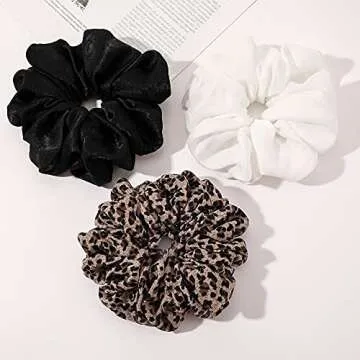 Stylish Large Silk Satin Scrunchies for Women - Perfect Hair Accessories