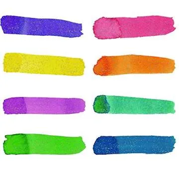 Colorations Glitter Liquid Watercolor Paint Set - 8 Colors