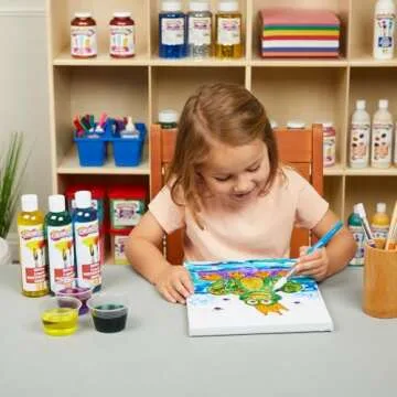 Colorations Glitter Liquid Watercolor Paint Set - 8 Colors