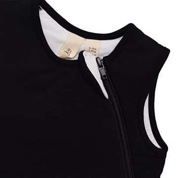 KYTE BABY Unisex Rayon Made From Bamboo Sleep Bag for Babies and Toddlers, 1.0 Tog (Small, Midnight)