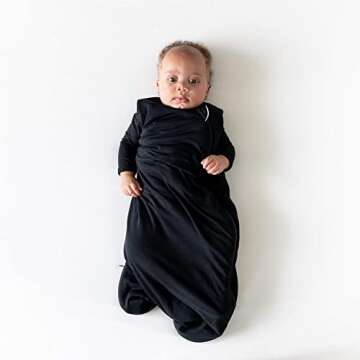 KYTE BABY Unisex Rayon Made From Bamboo Sleep Bag for Babies and Toddlers, 1.0 Tog (Small, Midnight)