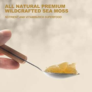 Organic Pineapple Sea Moss Gel for Health and Wellness